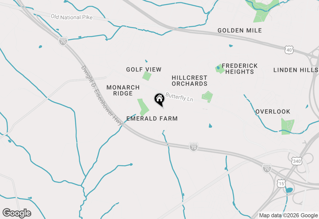 Map of 604 Bushytail Drive, Frederick, MD 21703