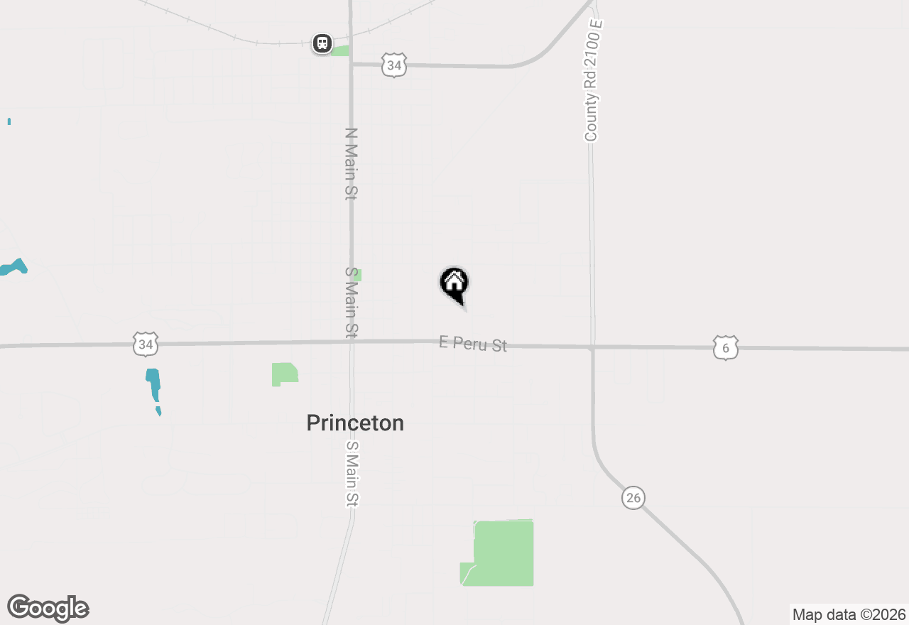 Map of 432 E Crown Street, Princeton, IL 61356