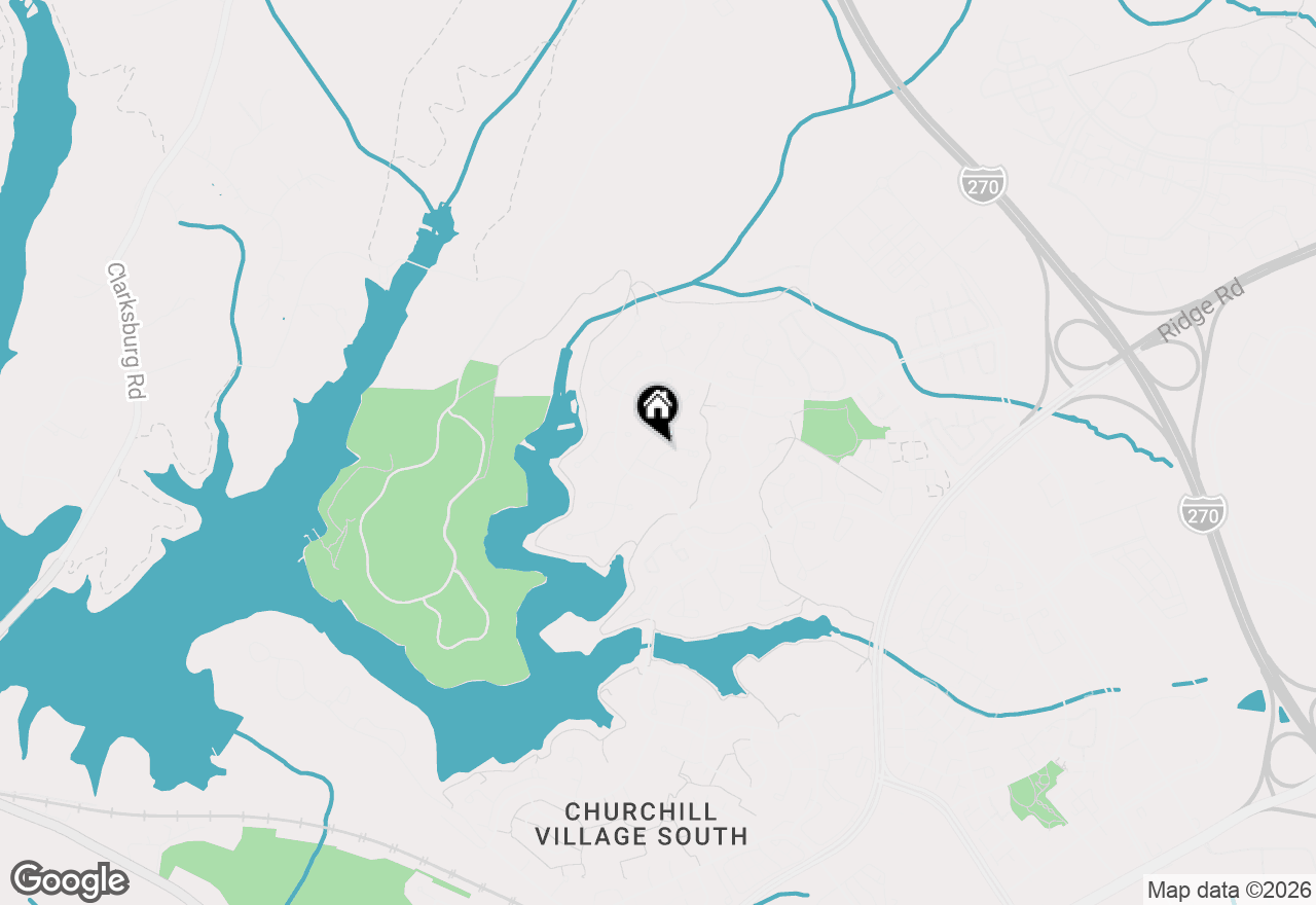 Map of 20608 Hartsbourne Way, Germantown, MD 20874