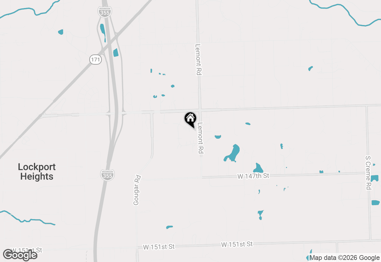 Map of 15641 W Stately Oaks Drive, Homer Glen, IL 60491