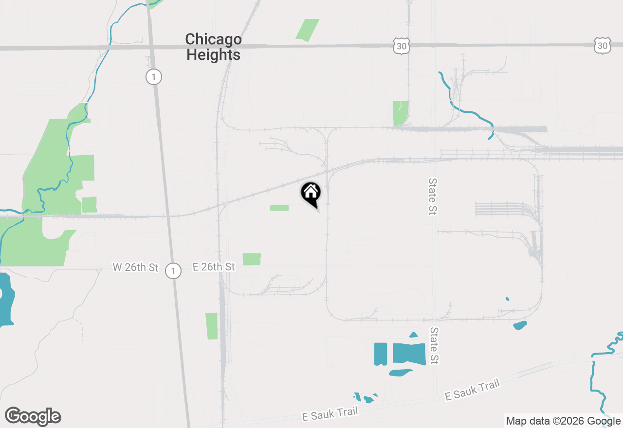 Map of 238 E 22 Street, Chicago Heights, IL 60411