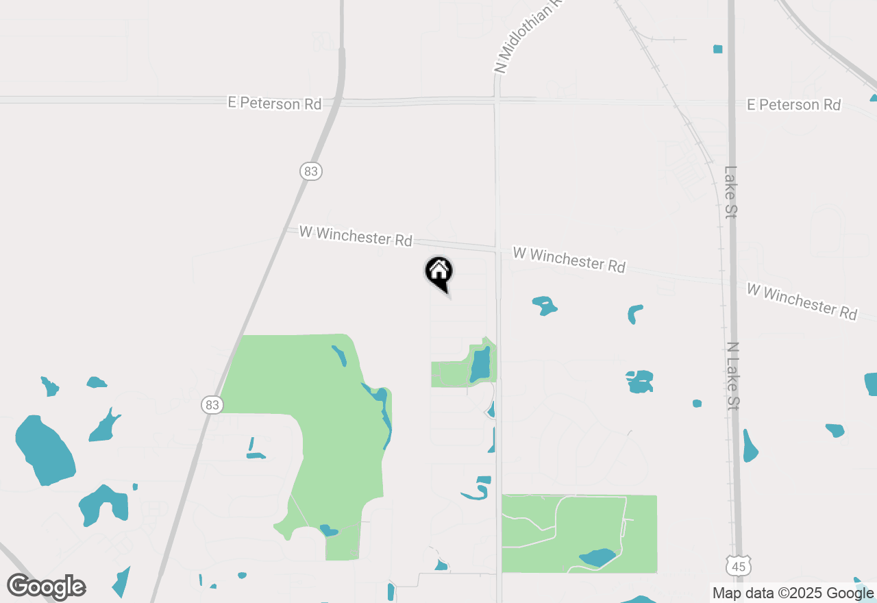 Map of 1400 Patrick Drive, Mundelein, IL 60060