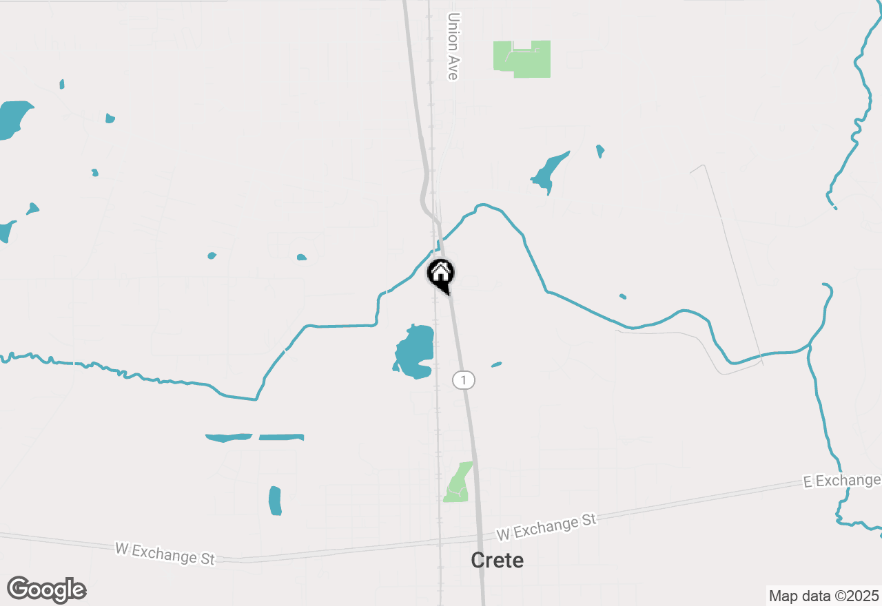 Map of 1018 Main Street, Crete, IL 60417