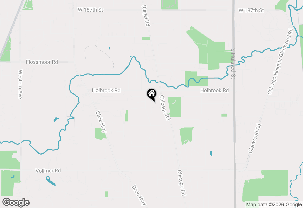 Map of 355 Iris Lane, Chicago Heights, IL 60411