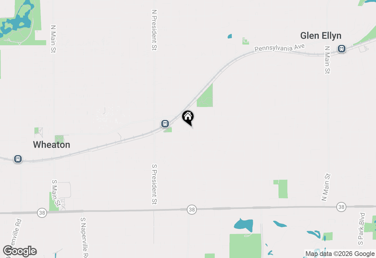 Map of 1331 Avery Avenue, Wheaton, IL 60187