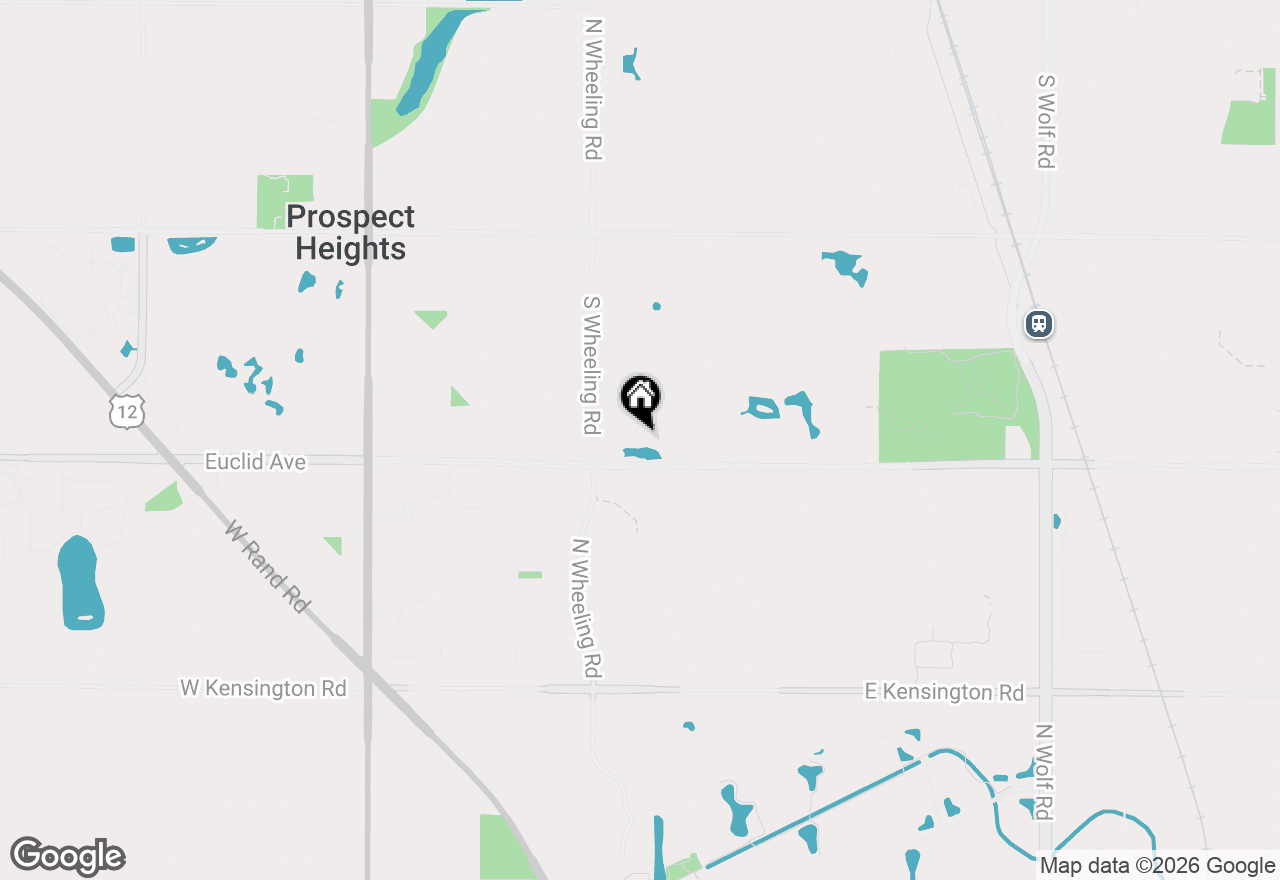 Map of 480 Green Bridge Lane #B, Prospect Heights, IL 60070