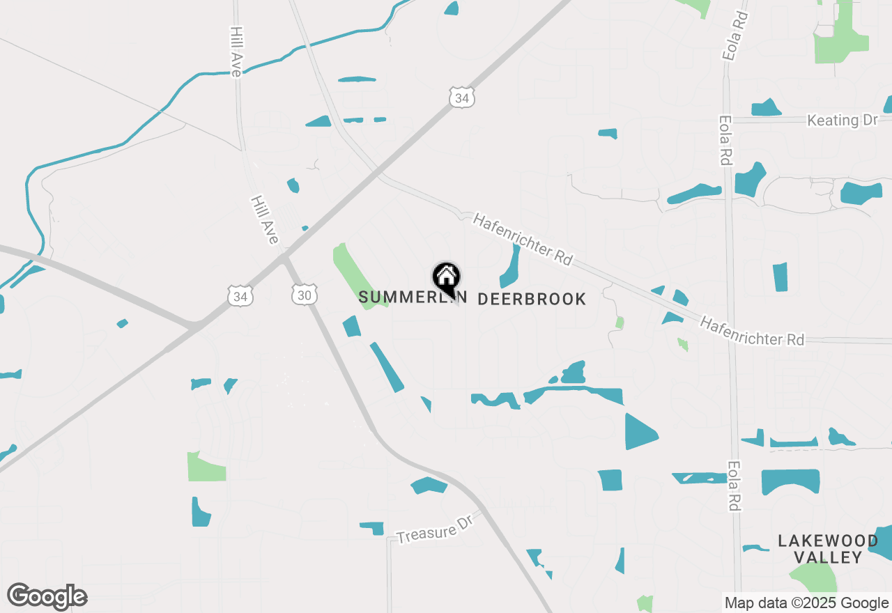 Map of 1693 Grantham Lane, Aurora, IL 60503