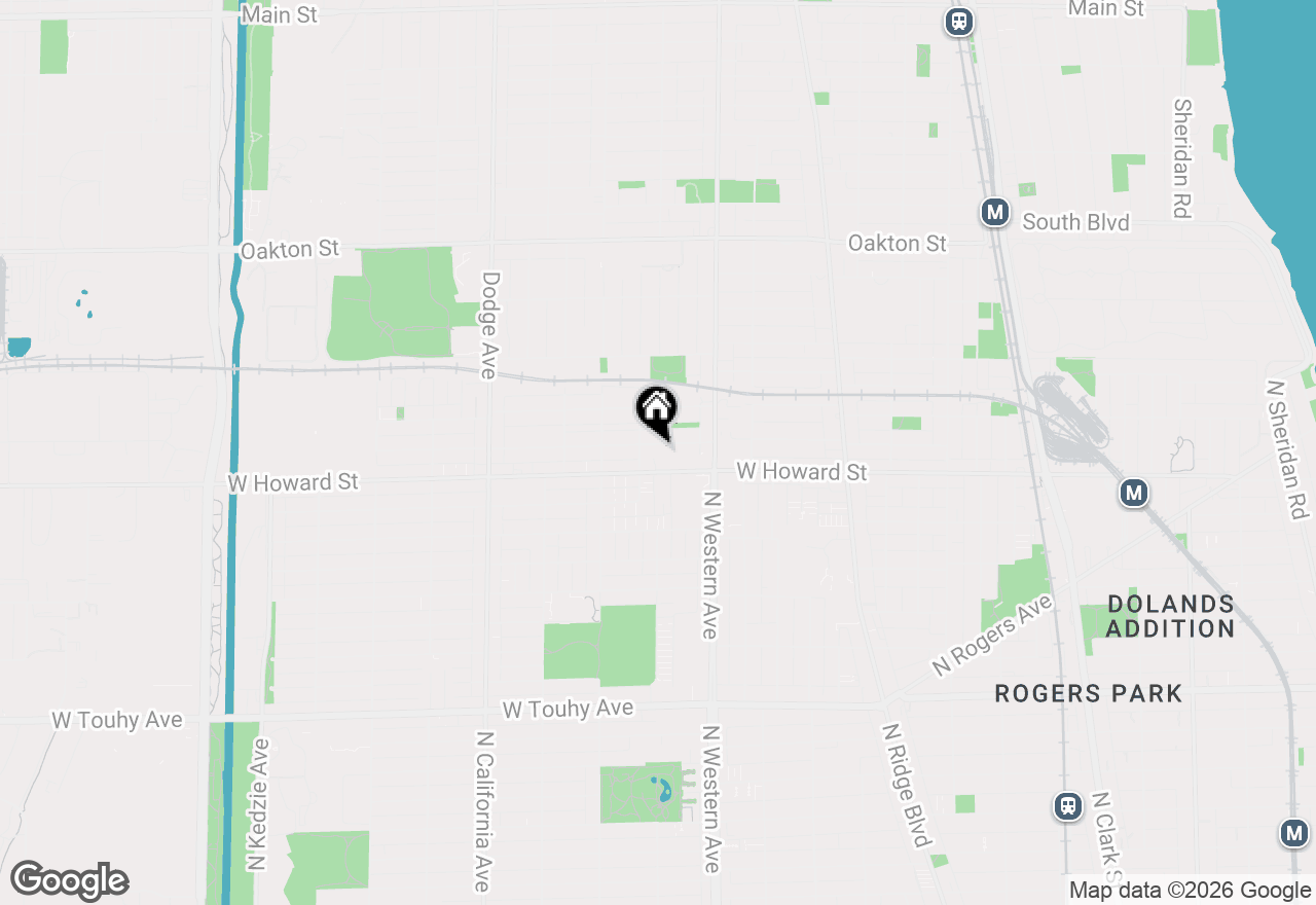 Map of 1414 Dobson Street #1, Evanston, IL 60202
