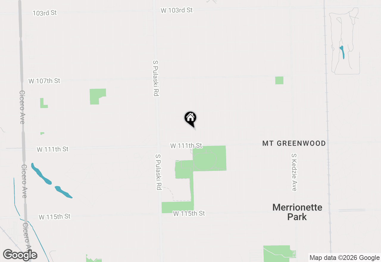 Map of 3801 W 110th Street, Chicago, IL 60655