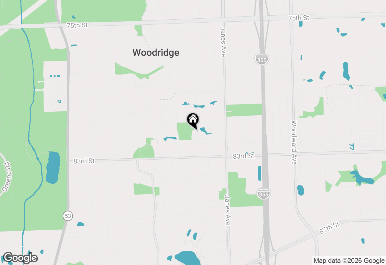 Map of 2556 Waterbury Drive #1906, Woodridge, IL 60517
