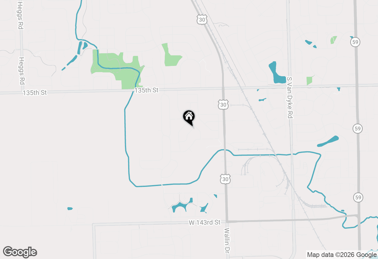 Map of 25006 Sandra Lane, Plainfield, IL 60544