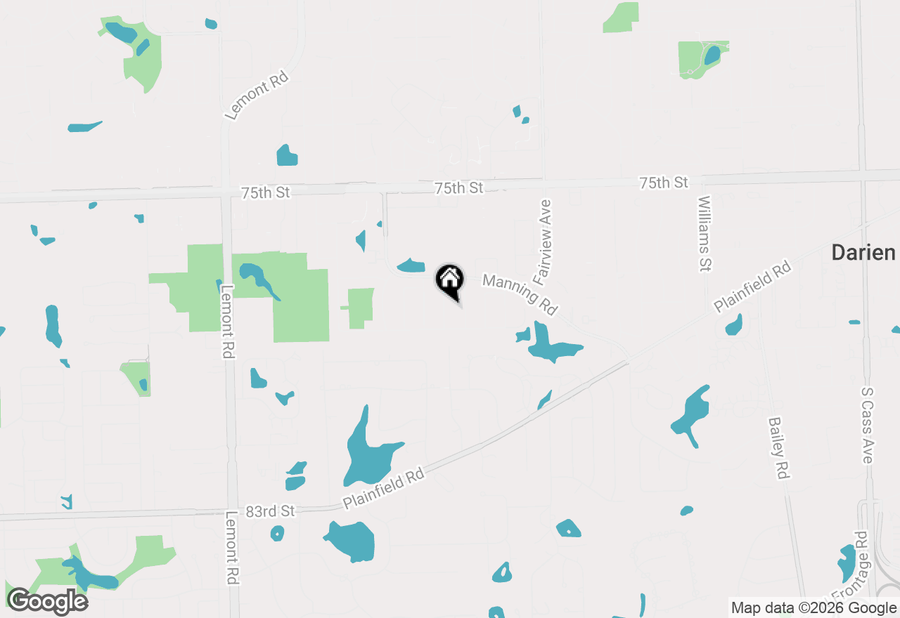 Map of 7769 Danbury Drive, Darien, IL 60561