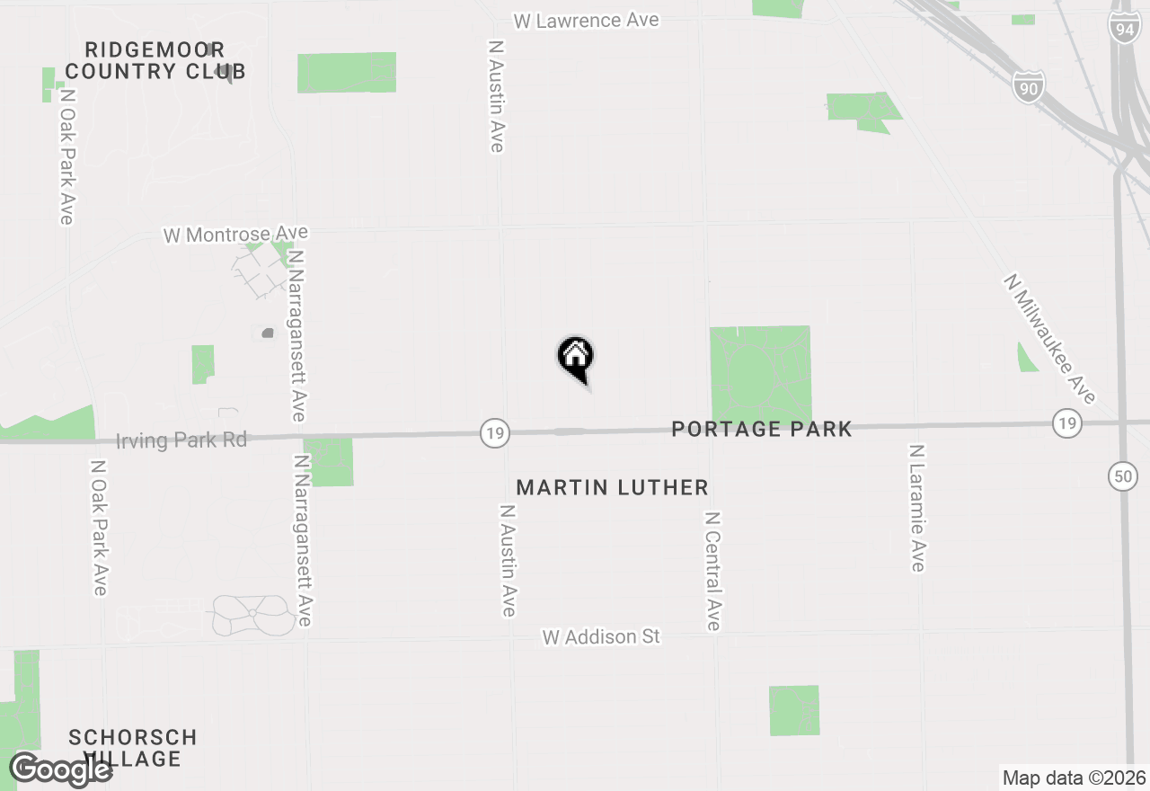 Map of (Address confidential), Chicago, Illinois 60634