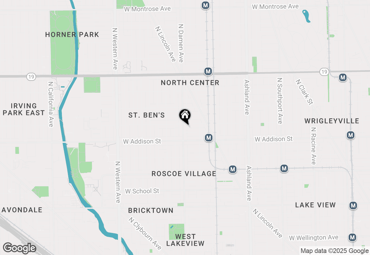Map of 3647 N Damen Avenue #1, Chicago, IL 60618