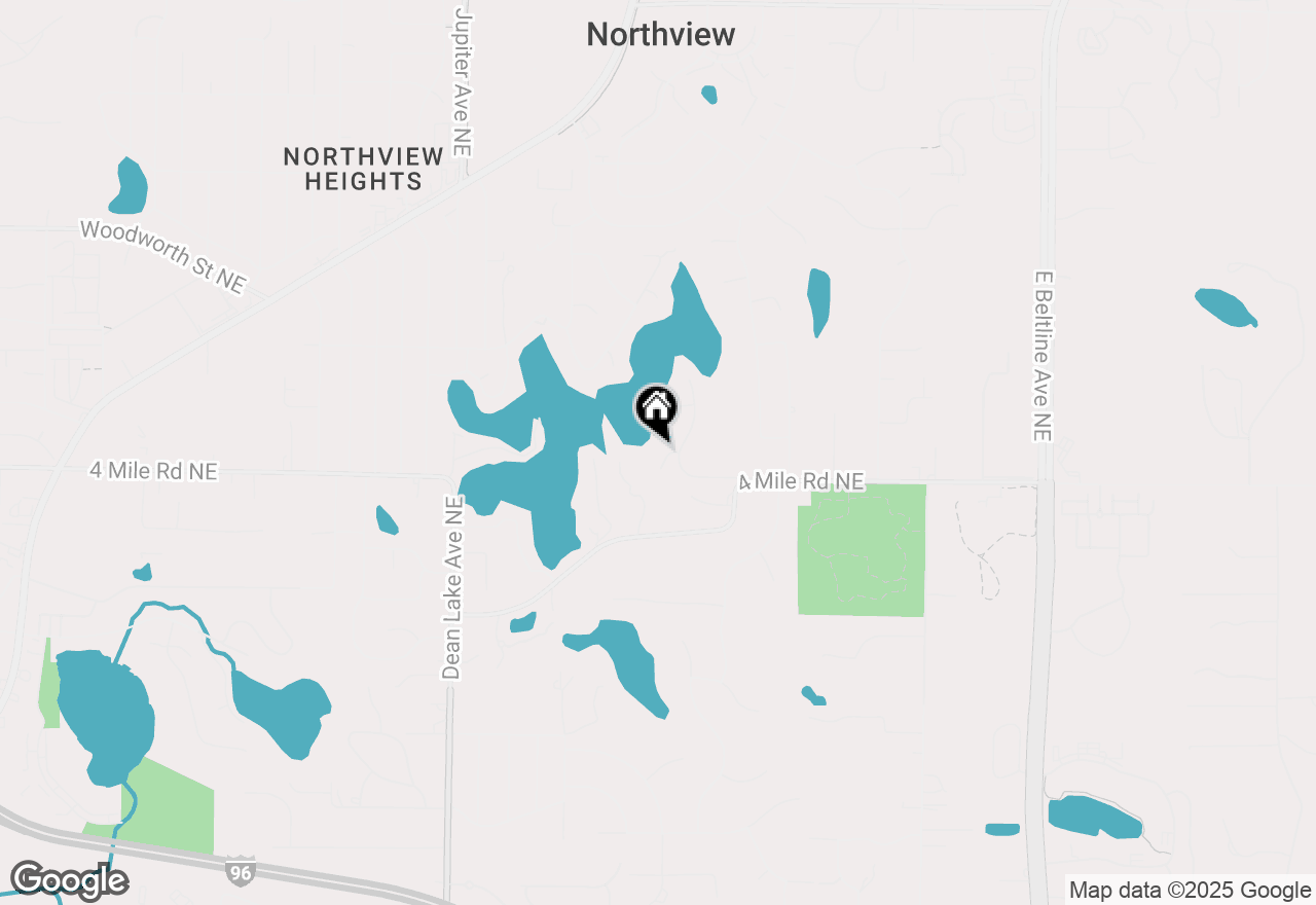 Map of 2645 Lake Edge Lane Ne, Grand Rapids, MI 49525