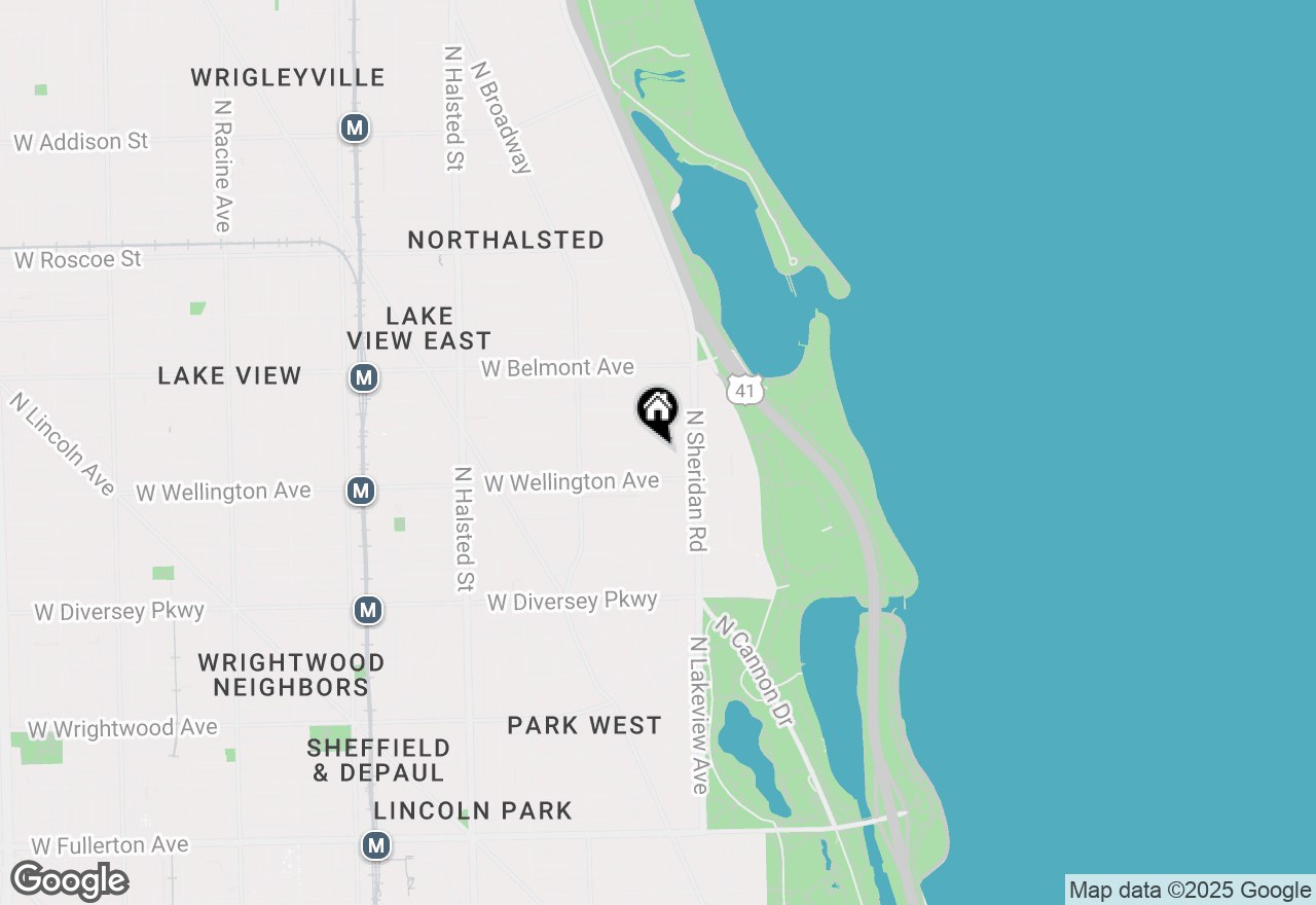 Map of 441 W Barry Avenue #433, Chicago, IL 60657