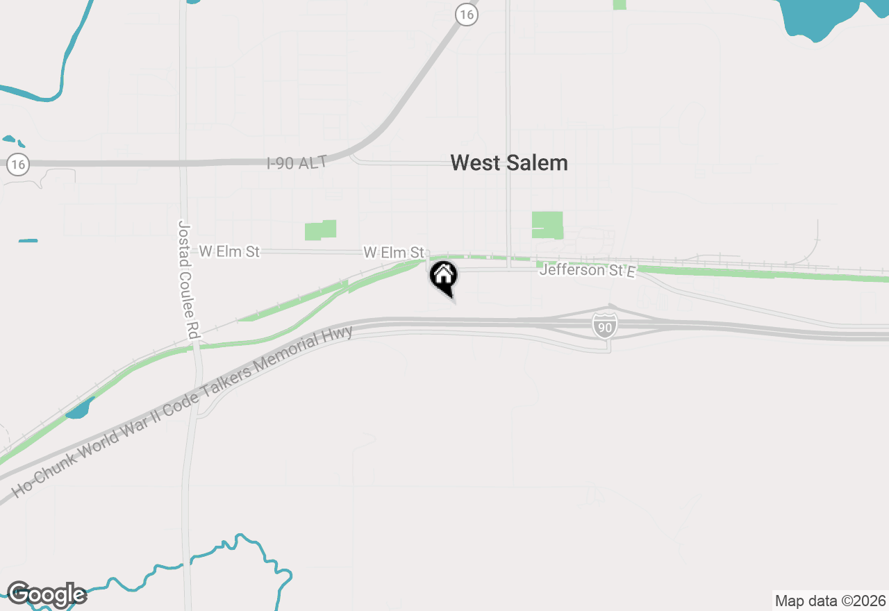 Map of 365 S Oak St, West Salem, WI 54669