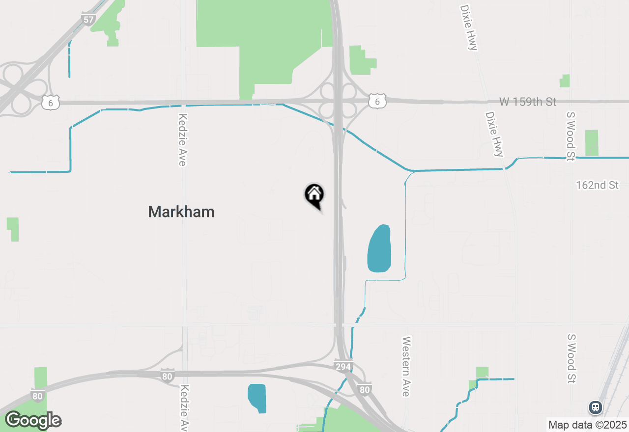 Map of 16309 Plymouth Drive, Markham, IL 60428