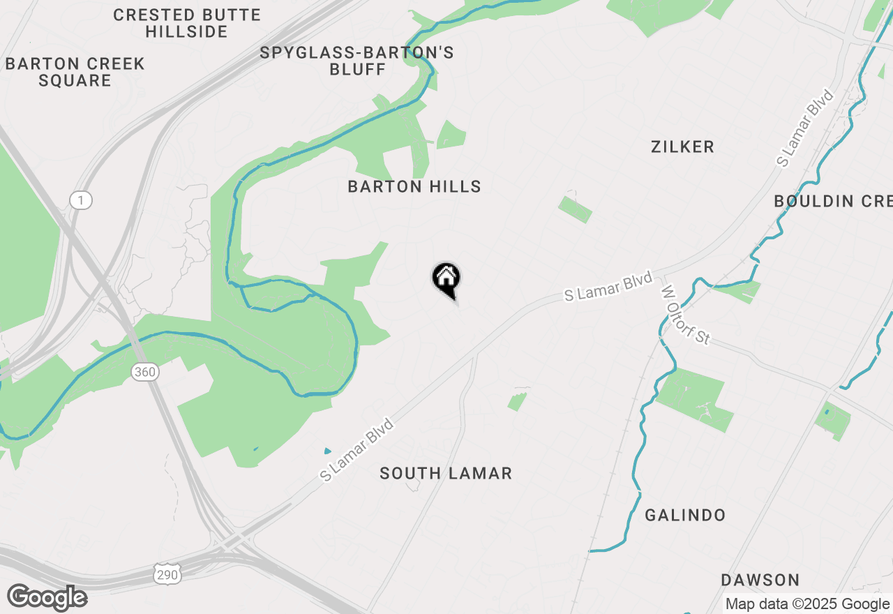 Map of 2800 Westhill Dr #102, Austin, TX 78704