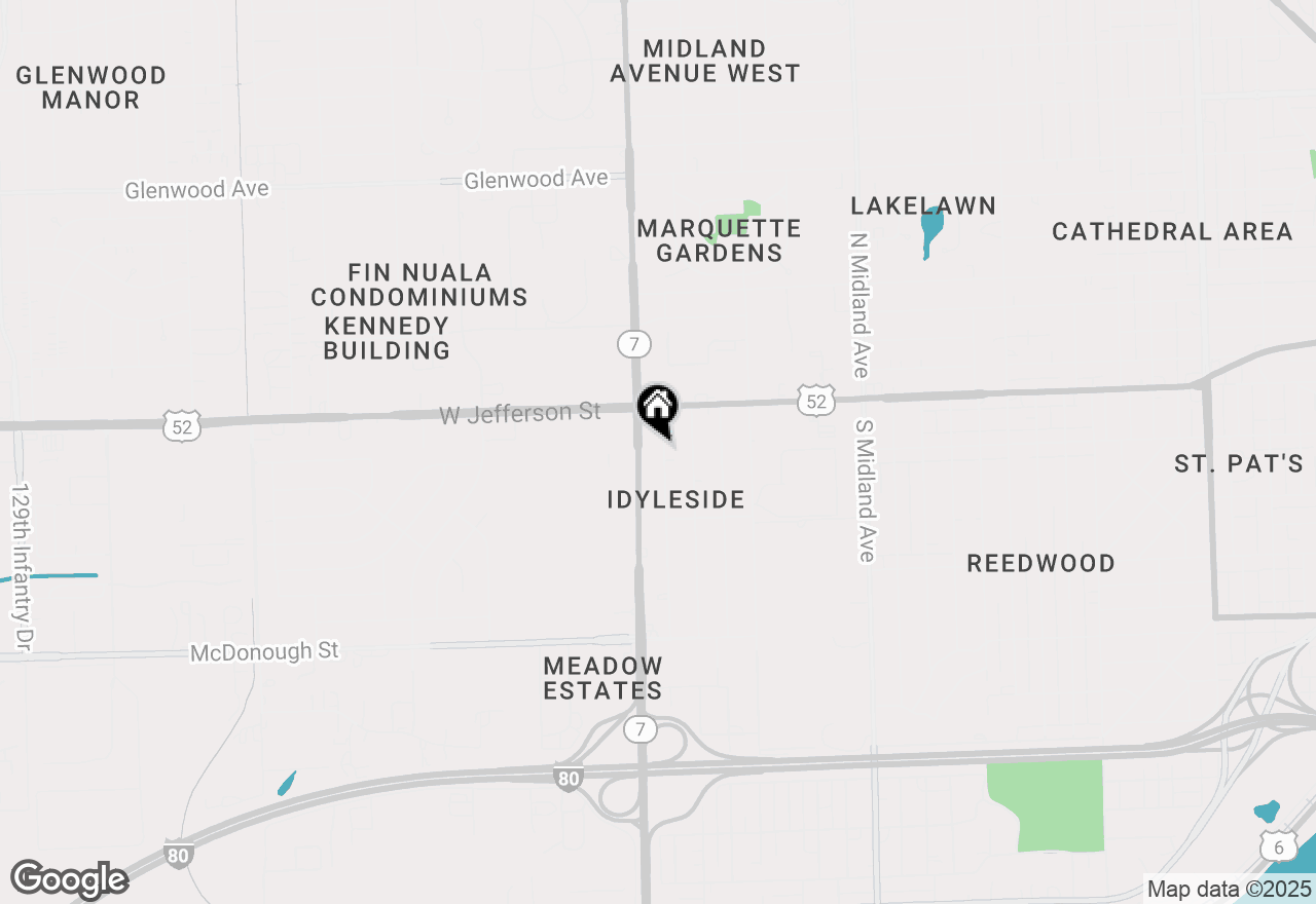 Map of 18 S Larkin Avenue #6, Joliet, IL 60435