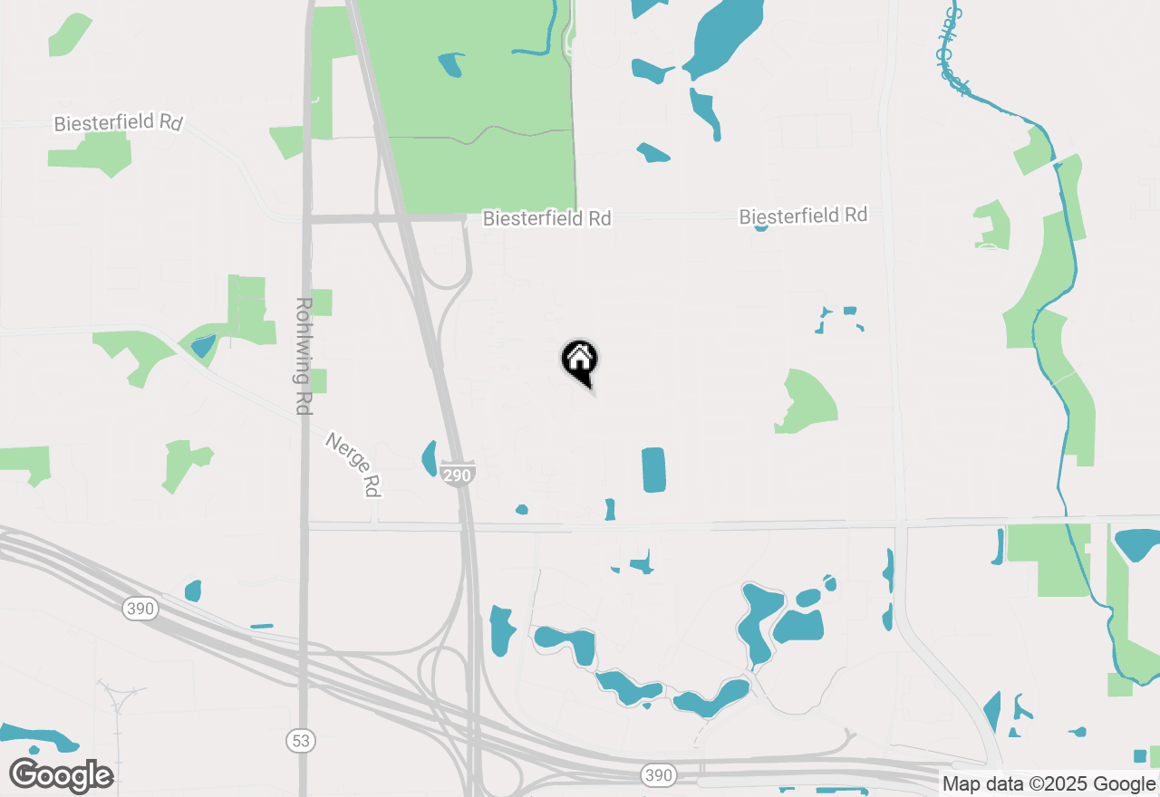 Map of 708 Clover Hill Court, Elk Grove Village, IL 60007