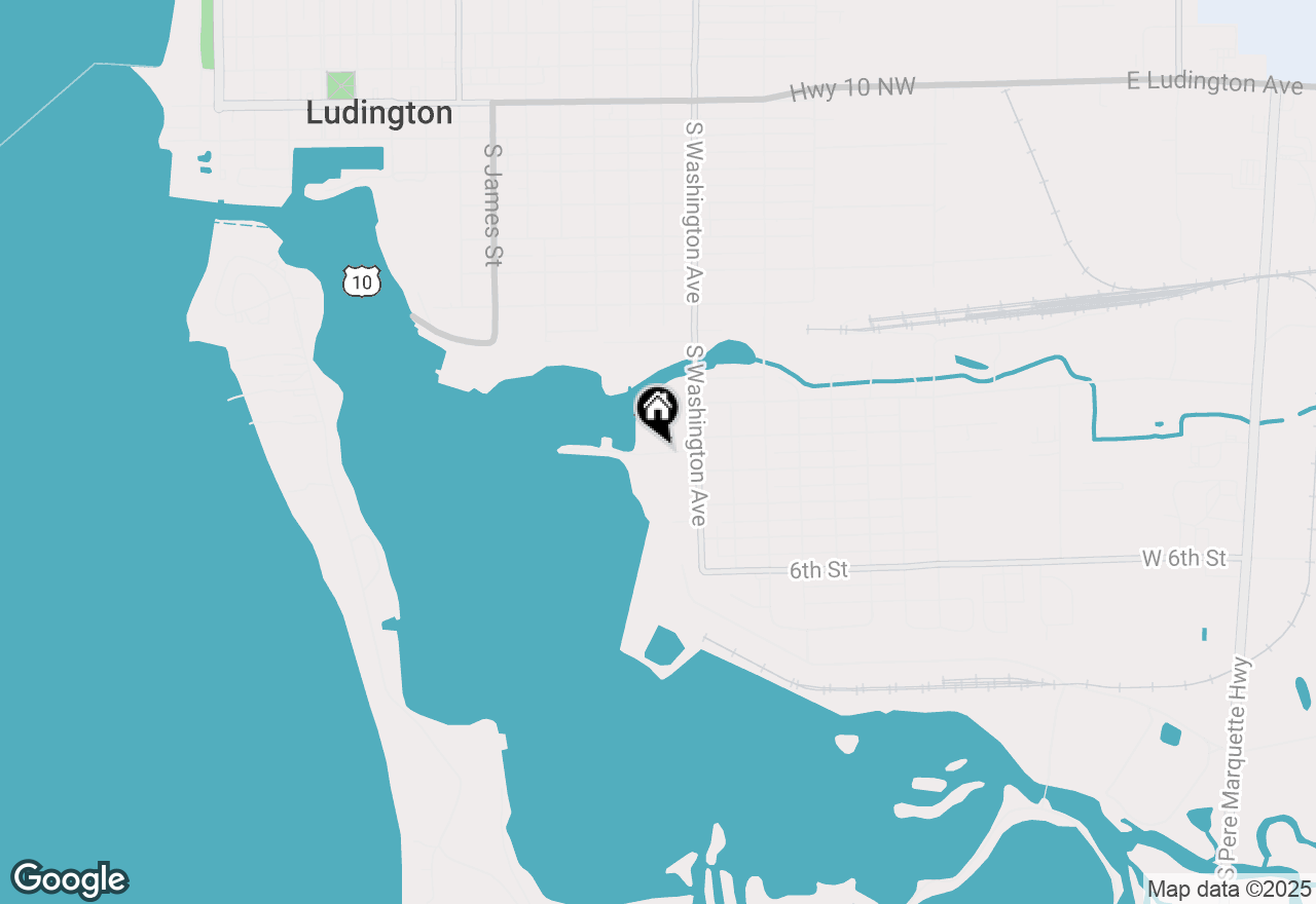 Map of 226 Lakeside Drive, Ludington, MI 49431