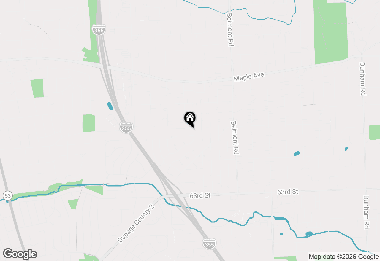 Map of 2415 59th Street, Woodridge, IL 60517