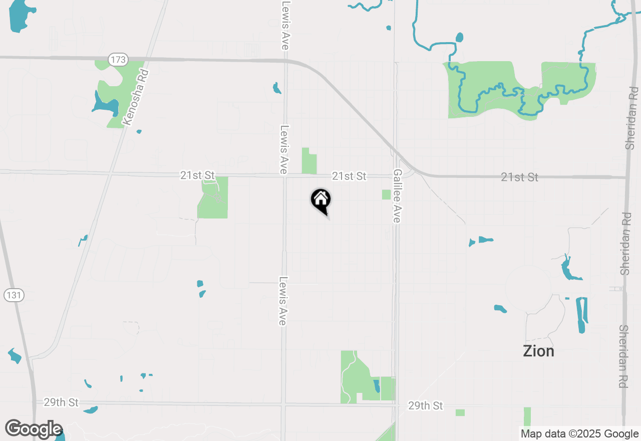 Map of 2217 Joanna Avenue, Zion, IL 60099