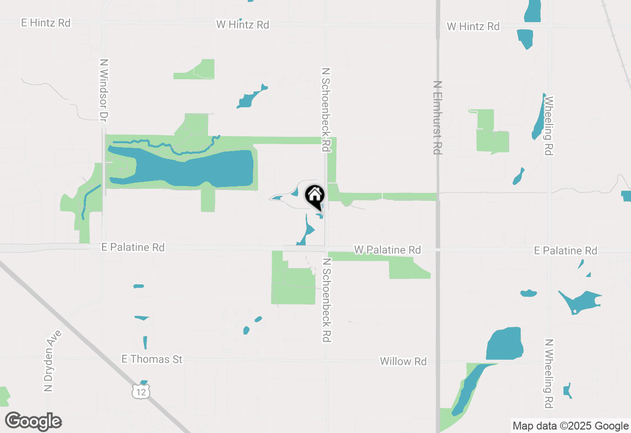 Map of 2015 N Silver Lake Road #1, Arlington Heights, IL 60004