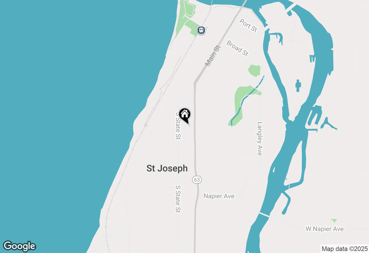 Map of 1614 Forres Avenue, St. Joseph, MI 49085