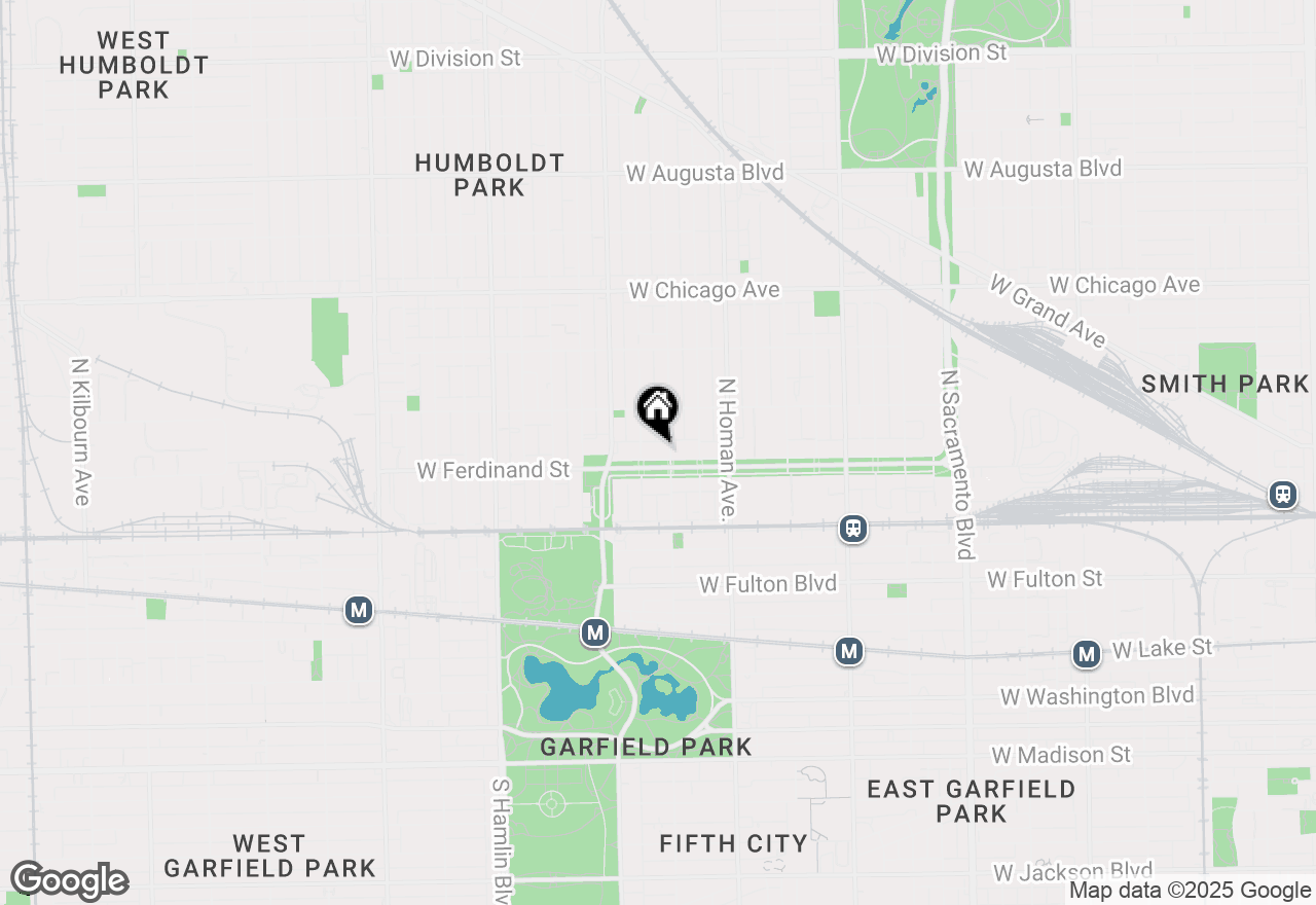 Map of 3510 W Franklin Boulevard, Chicago, IL 60624