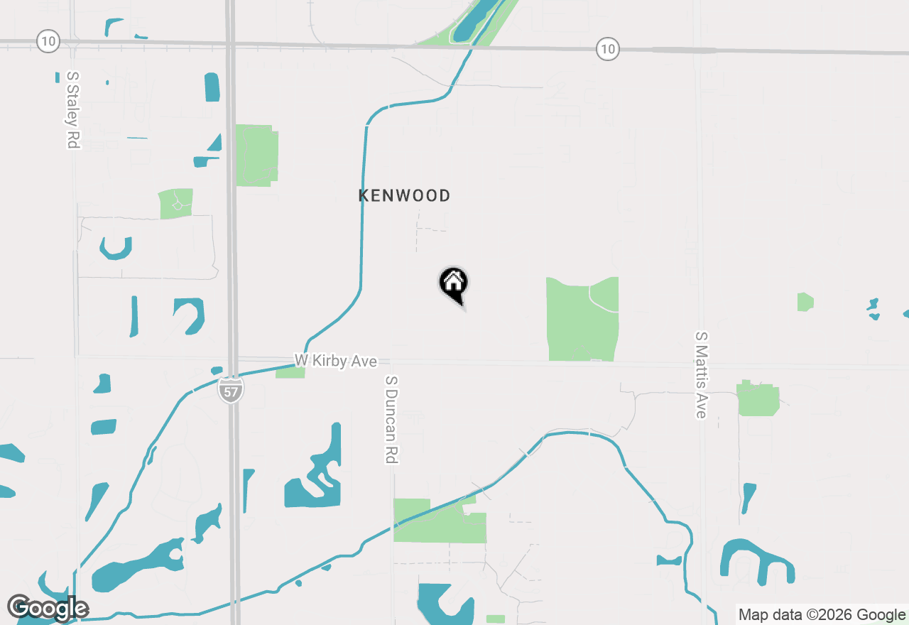 Map of 2705 Willowpark Drive, Champaign, IL 61821