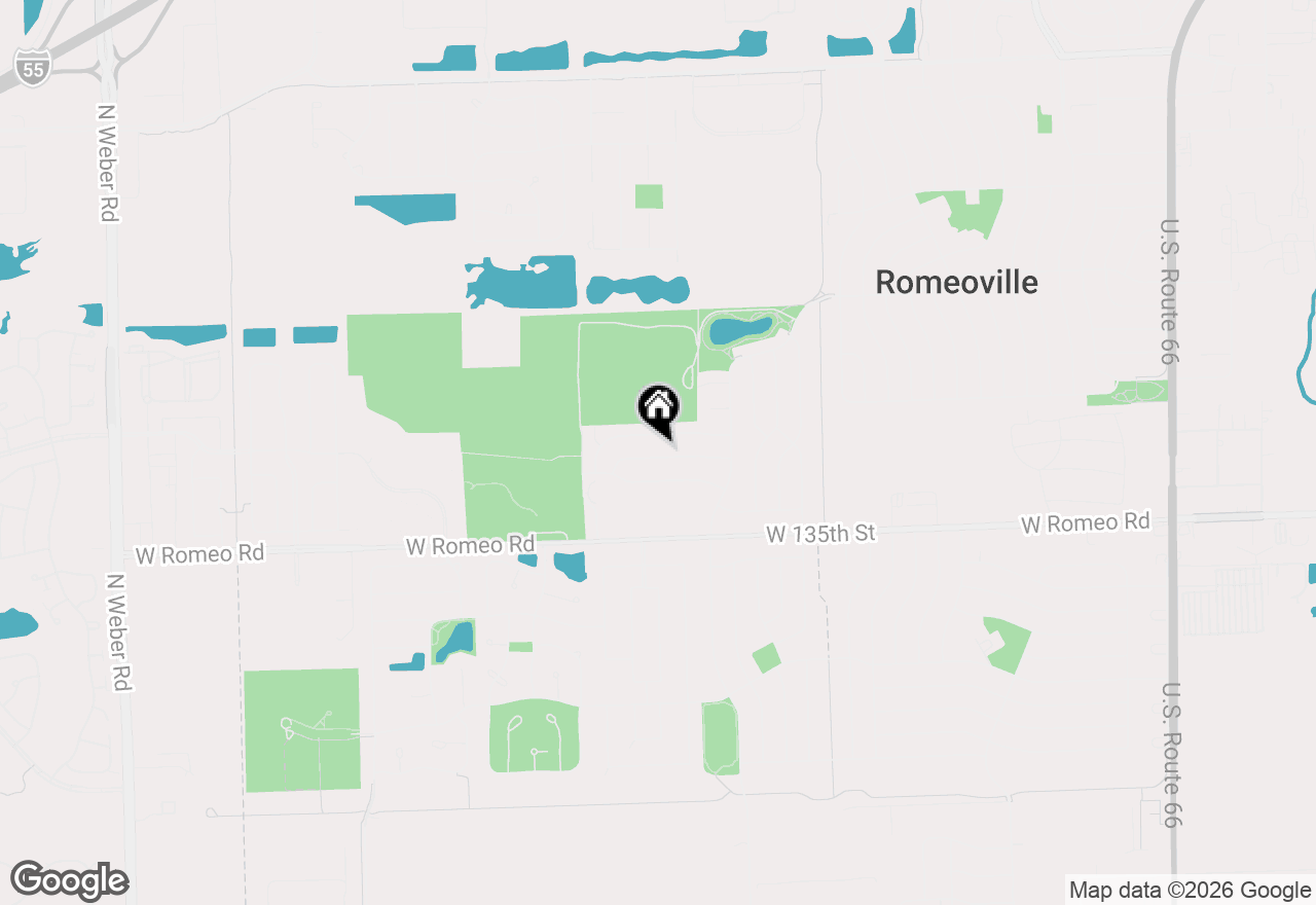Map of 724 Union Avenue, Romeoville, IL 60446