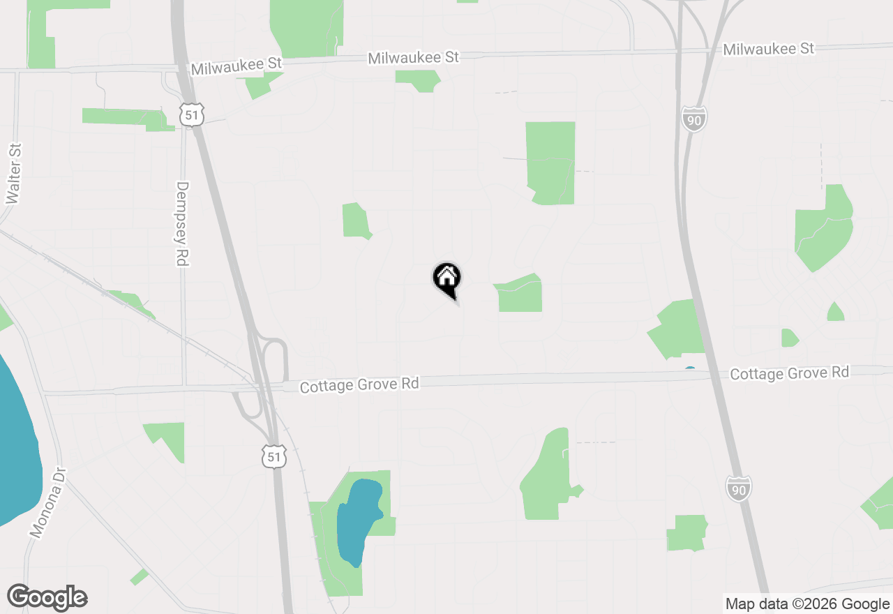 Map of 4713 Hermsmeier Lane, Madison, WI 53714