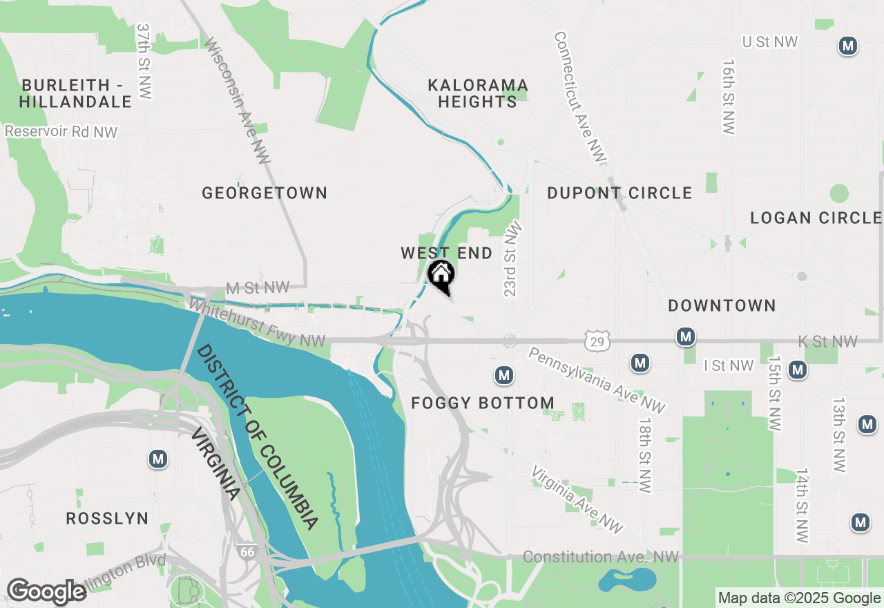 Map of 2555 Nw Pennsylvania Avenue #919, Washington, DC 20037