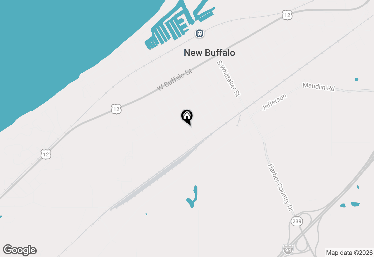 Map of 404 S Berrien Street, New Buffalo, MI 49117