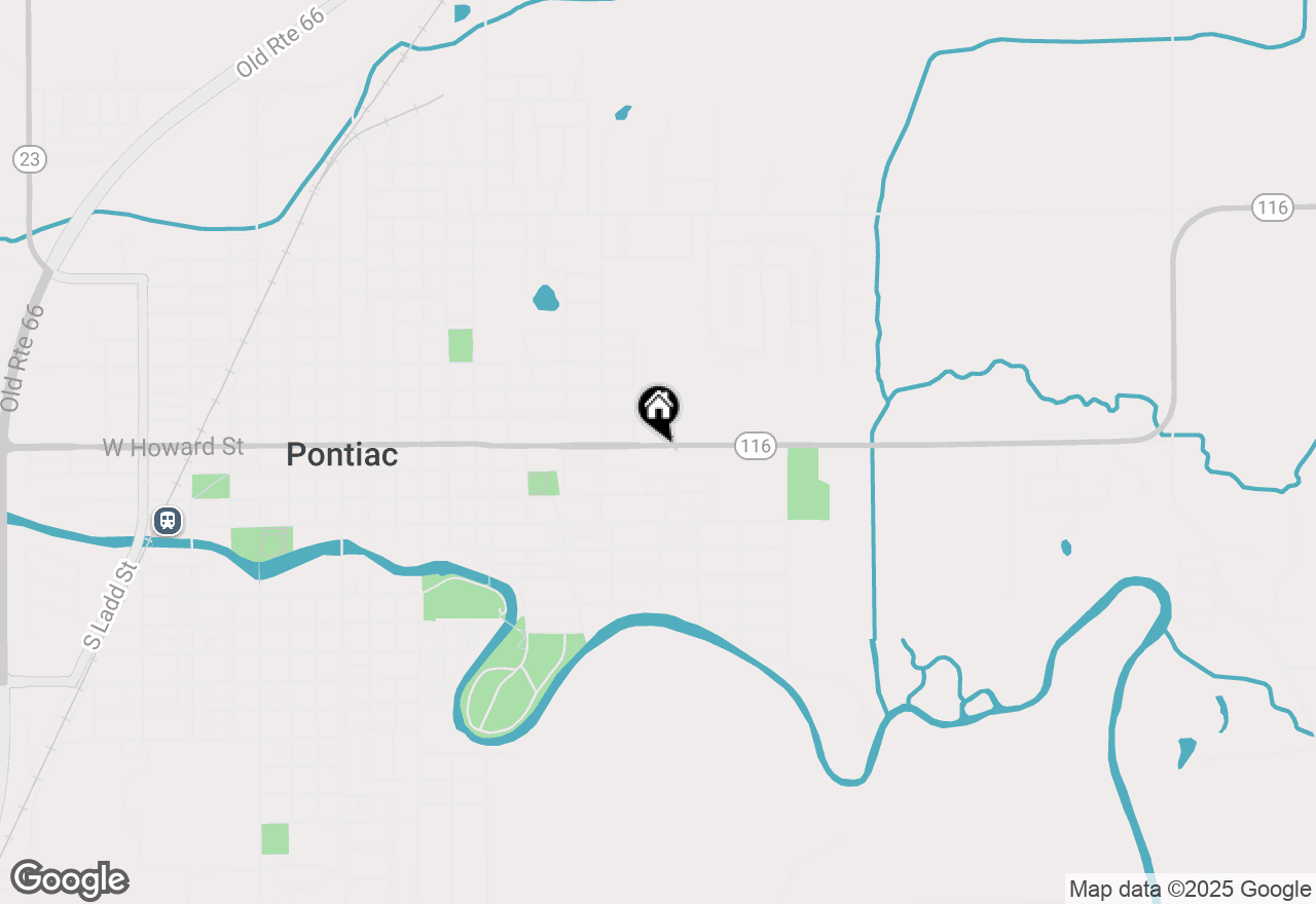 Map of 1034 E Howard Street, Pontiac, IL 61764