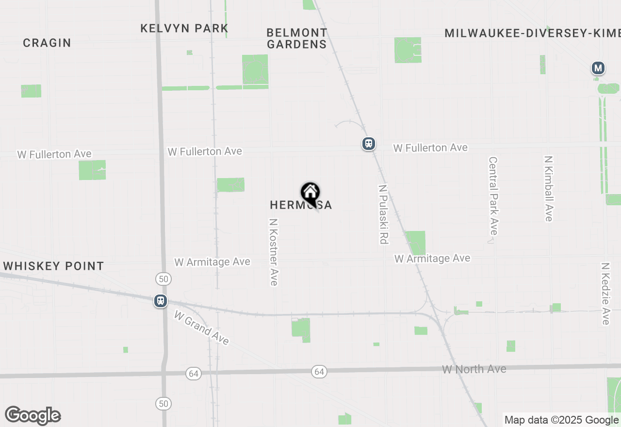 Map of 2140 N Tripp Avenue, Chicago, IL 60639