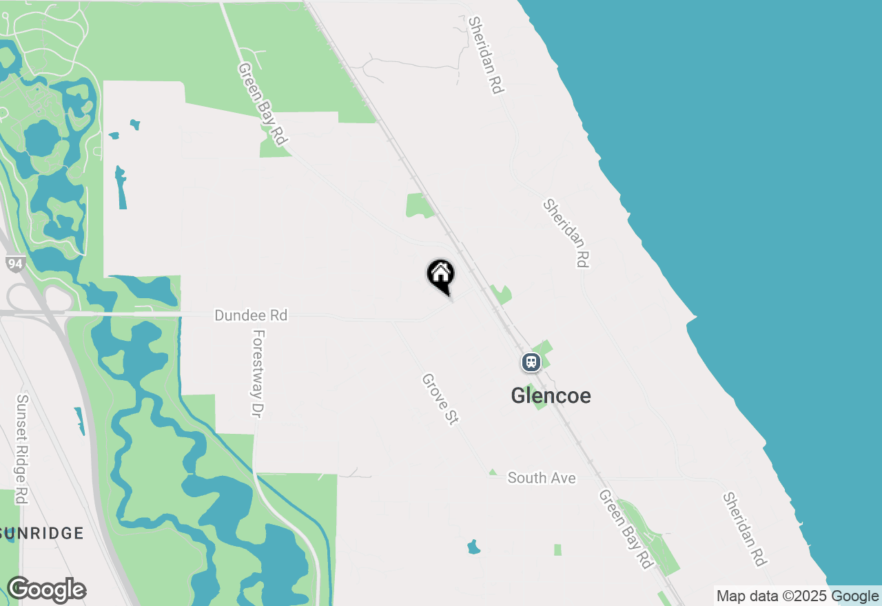 Map of 369 Dundee Road, Glencoe, IL 60022