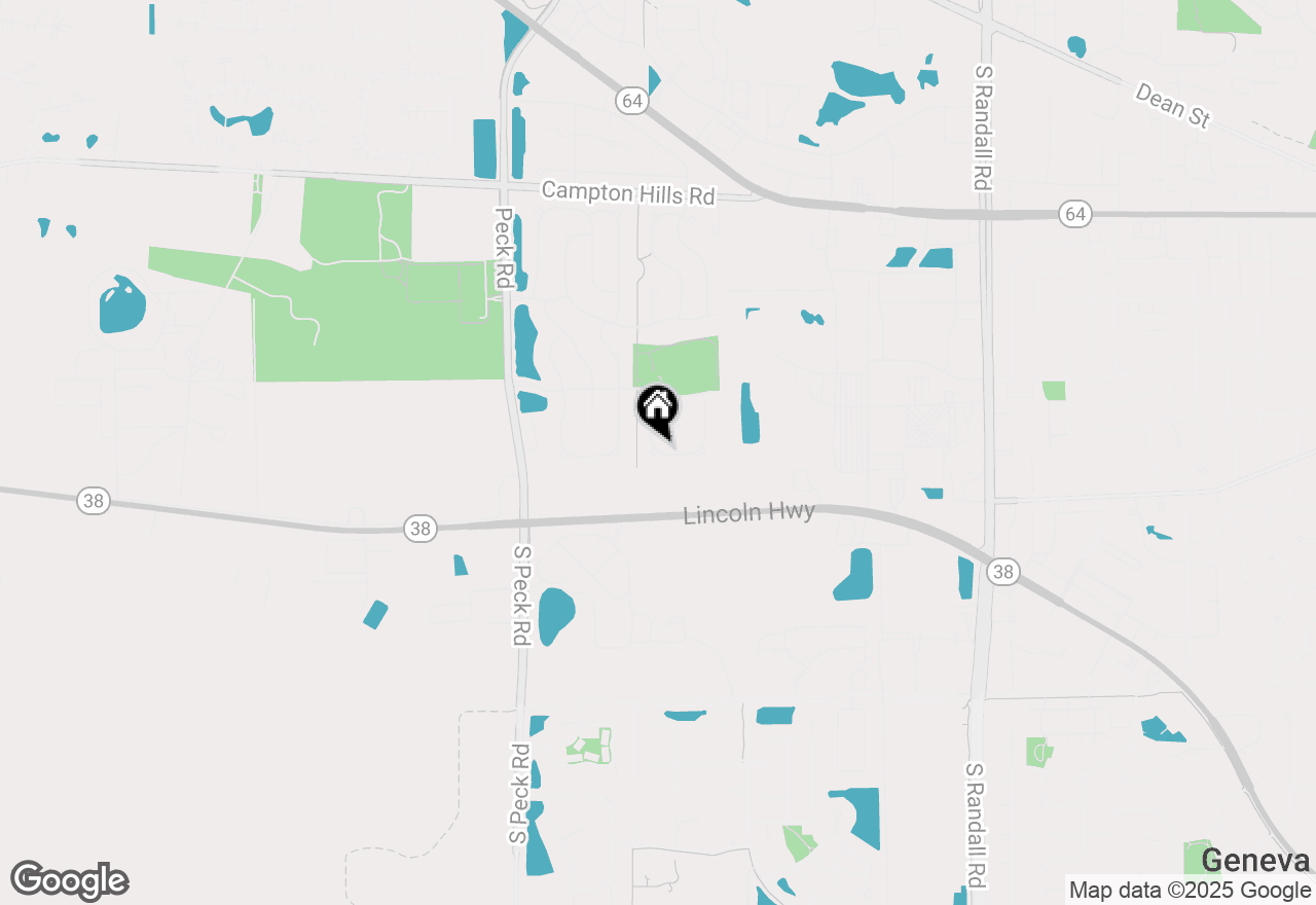 Map of 3024 Langston Circle, St. Charles, IL 60175