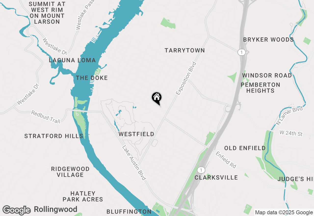 Map of 2807 Bonnie Rd, Austin, TX 78703