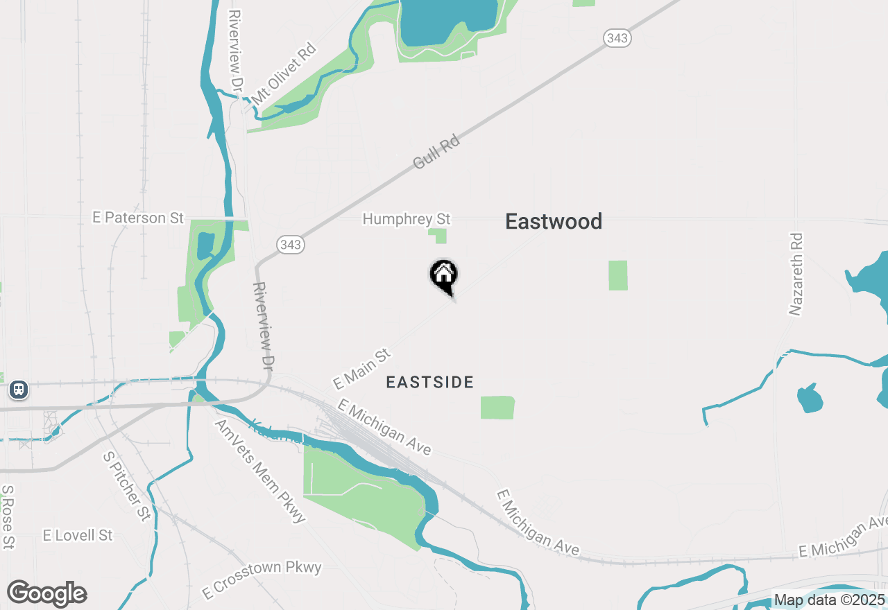 Map of 1727 E Main Street, Kalamazoo, MI 49048