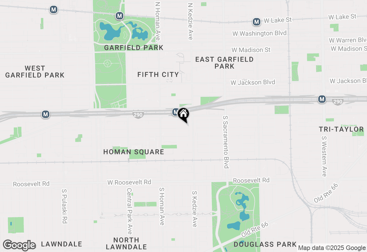 Map of 3235 W Flournoy Street, Chicago, IL 60624