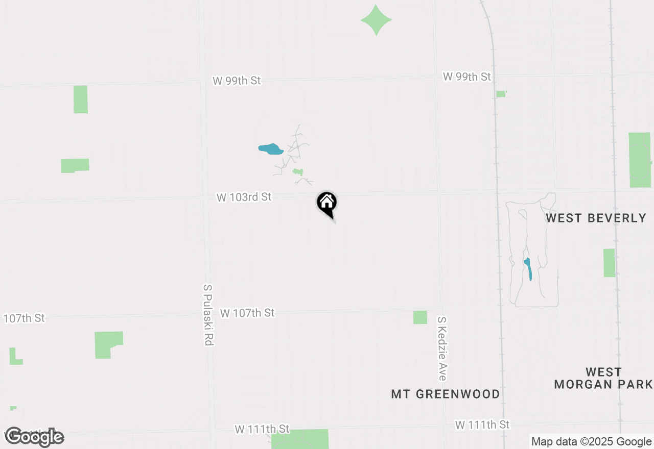 Map of 10401 S Central Park Avenue, Chicago, IL 60655