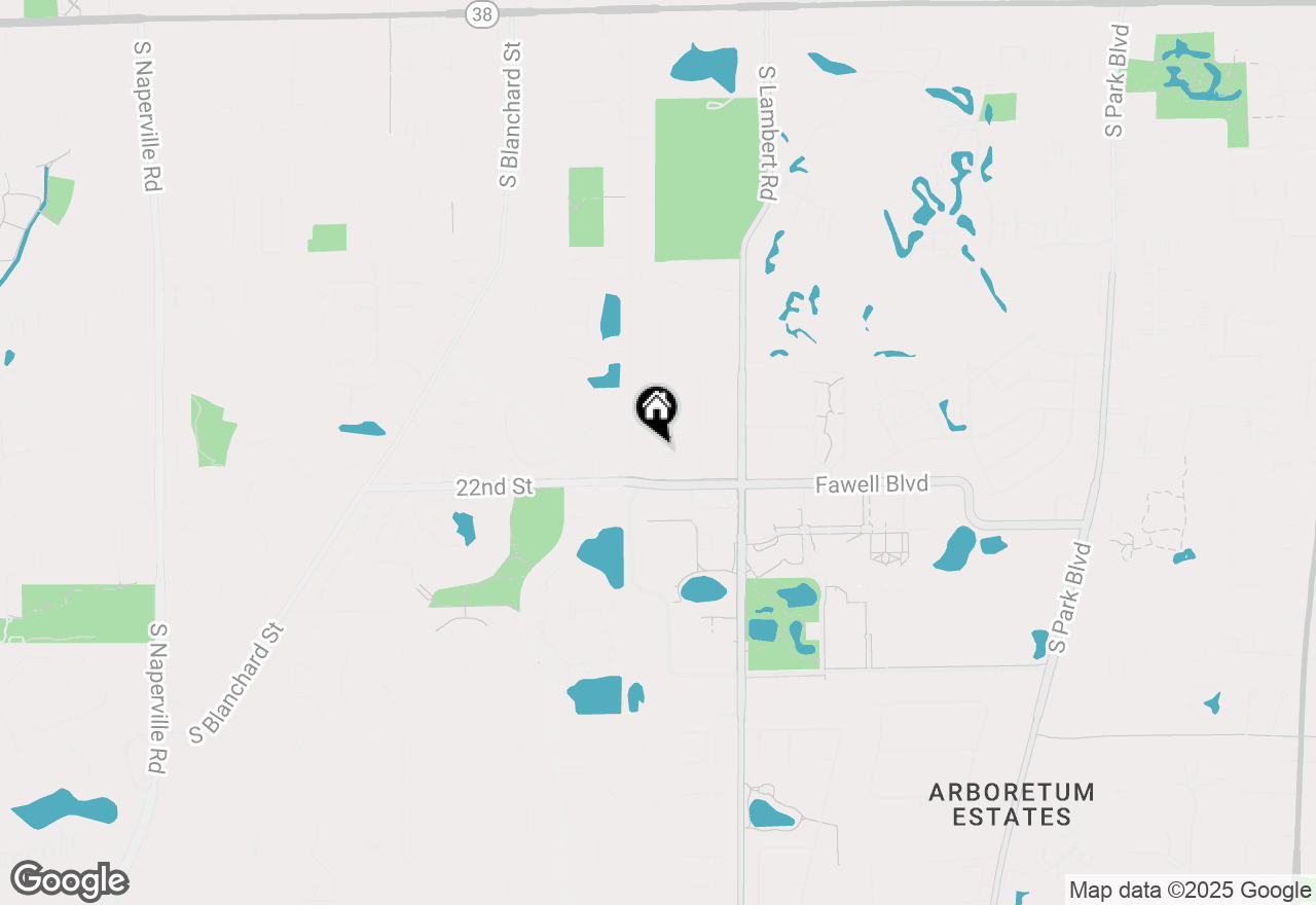 Map of 380 S Ott Avenue, Glen Ellyn, IL 60137