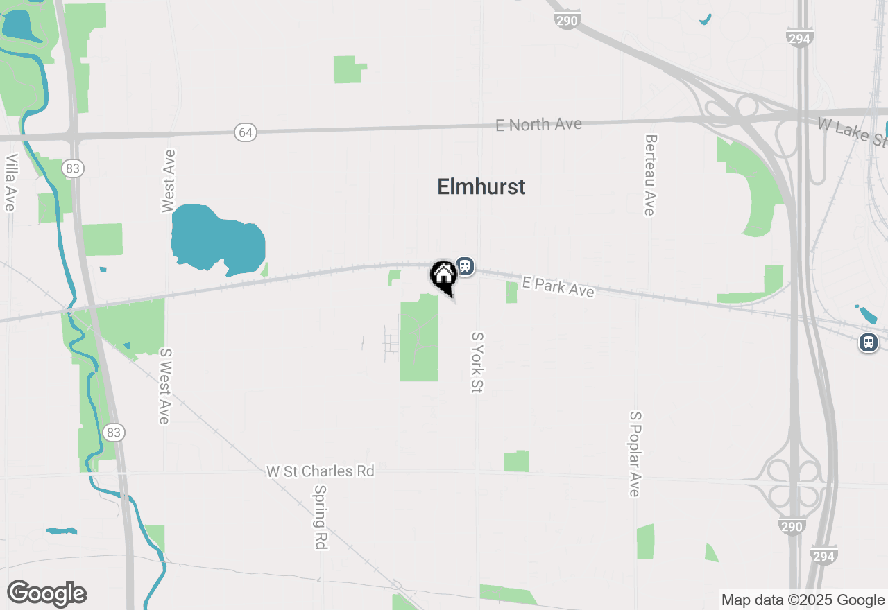 Map of 141 S Cottage Hill Avenue, Elmhurst, IL 60126