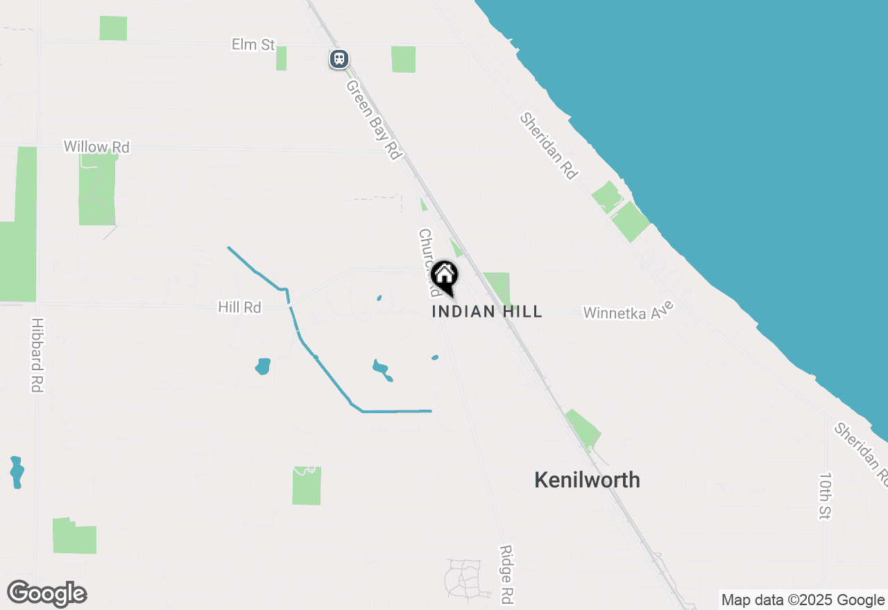Map of 111 Church Road, Winnetka, IL 60093