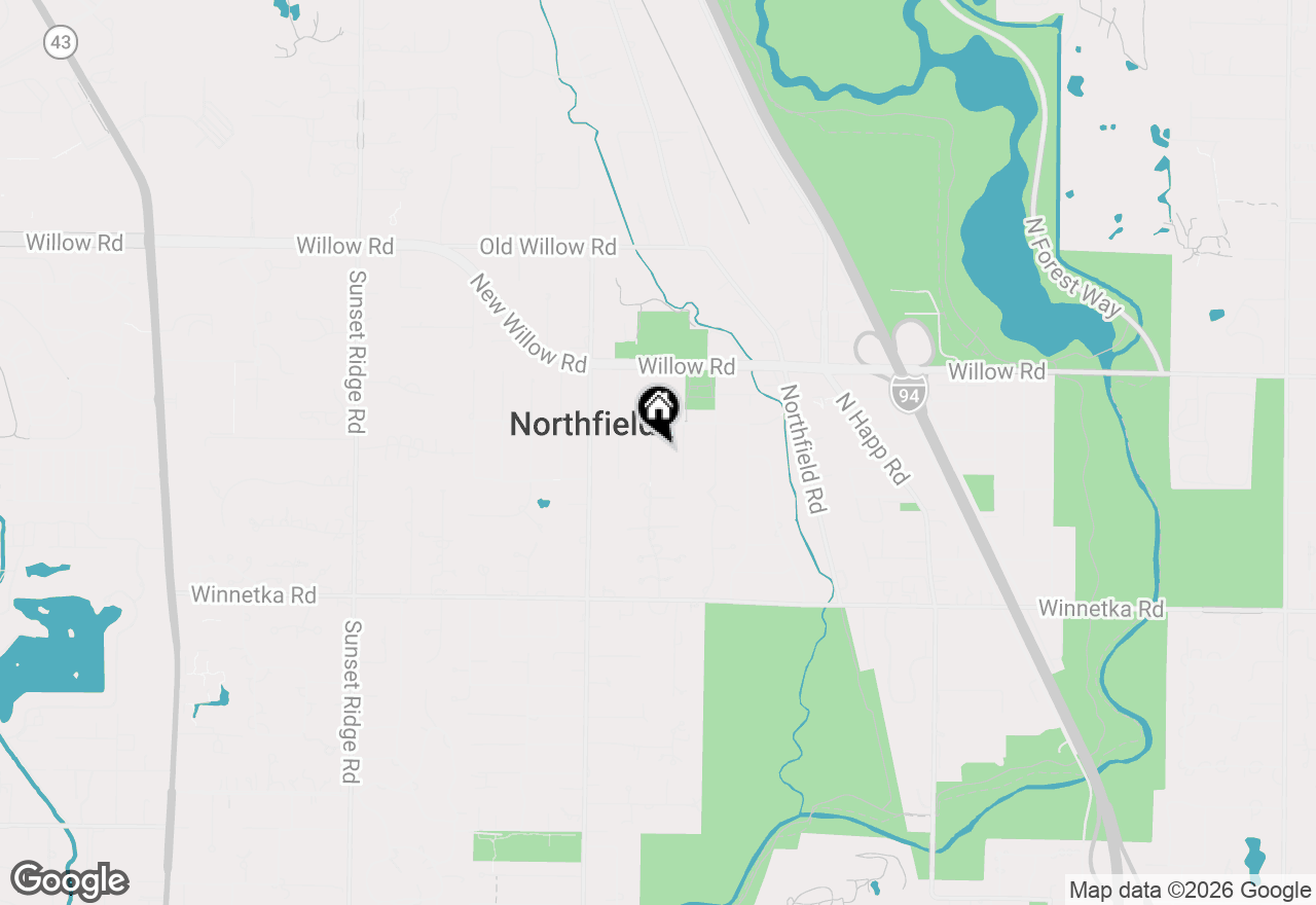 Map of 265 Dickens Street, Northfield, IL 60093