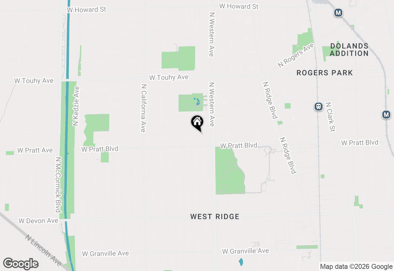 Map of 2456 W Farwell Avenue, Chicago, IL 60645