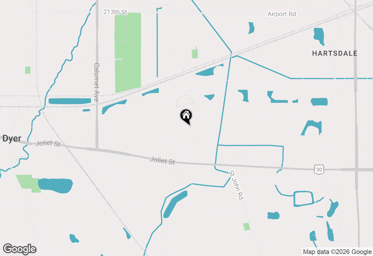 Map of 1974 Westridge Drive, Dyer, IN 46311